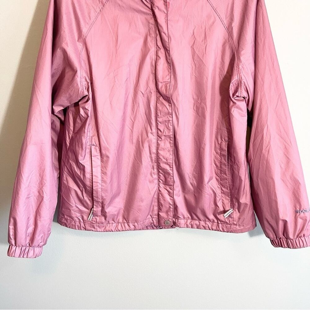 Woolrich Women's Zip Up Windbreaker Light Pink Size Medium - Picture 3 of 16